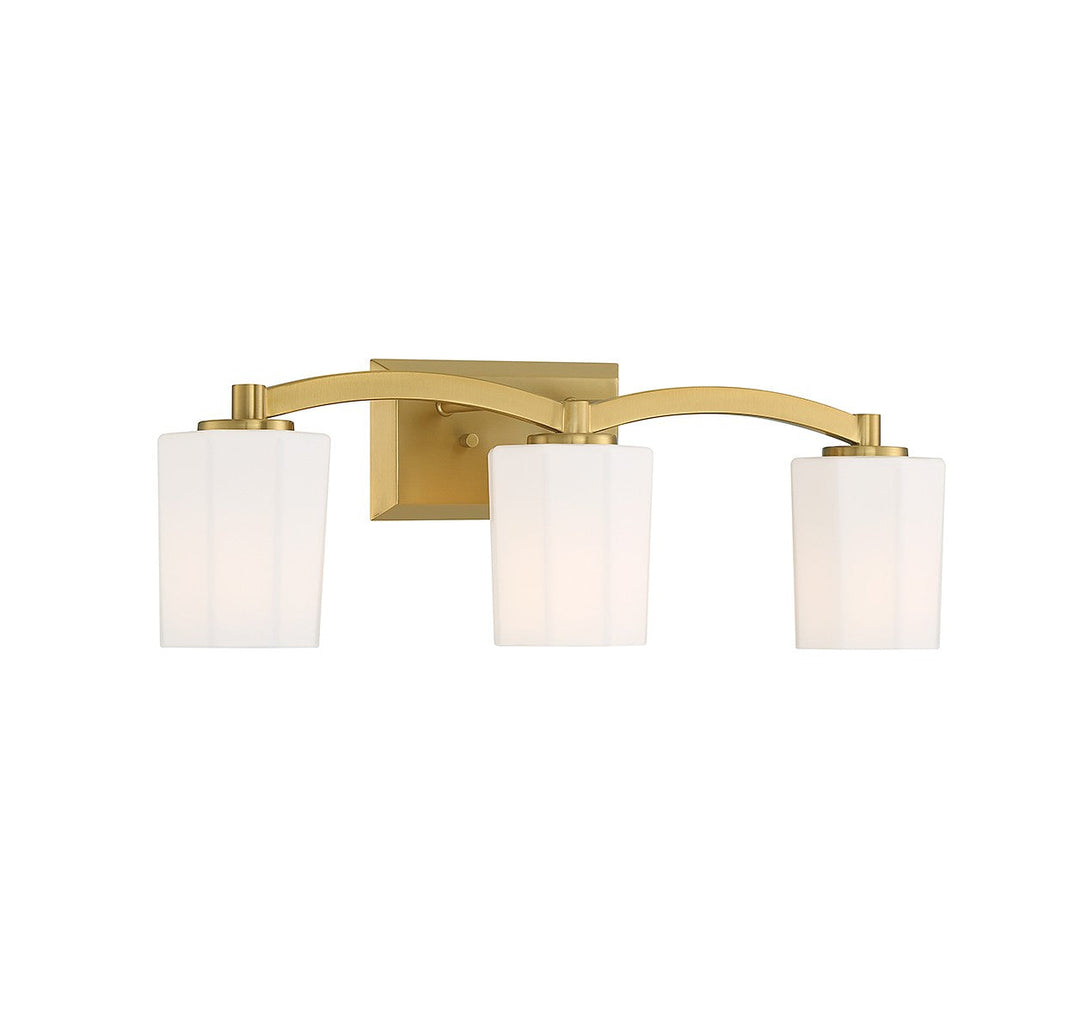 Savoy House Whitney 8-7710-3-322 Bath Vanity Light 24 in. wide - Warm Brass