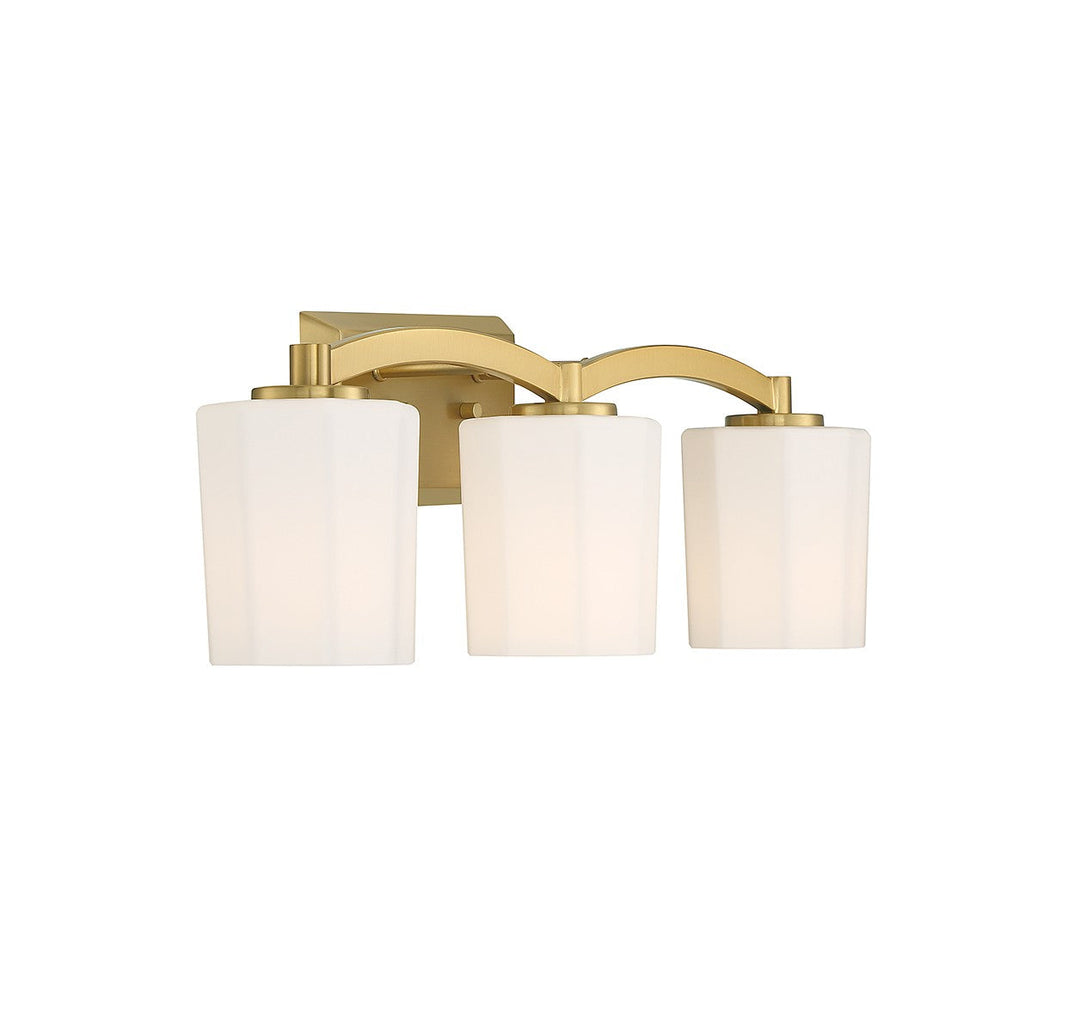 Savoy House Whitney 8-7710-3-322 Bath Vanity Light 24 in. wide - Warm Brass