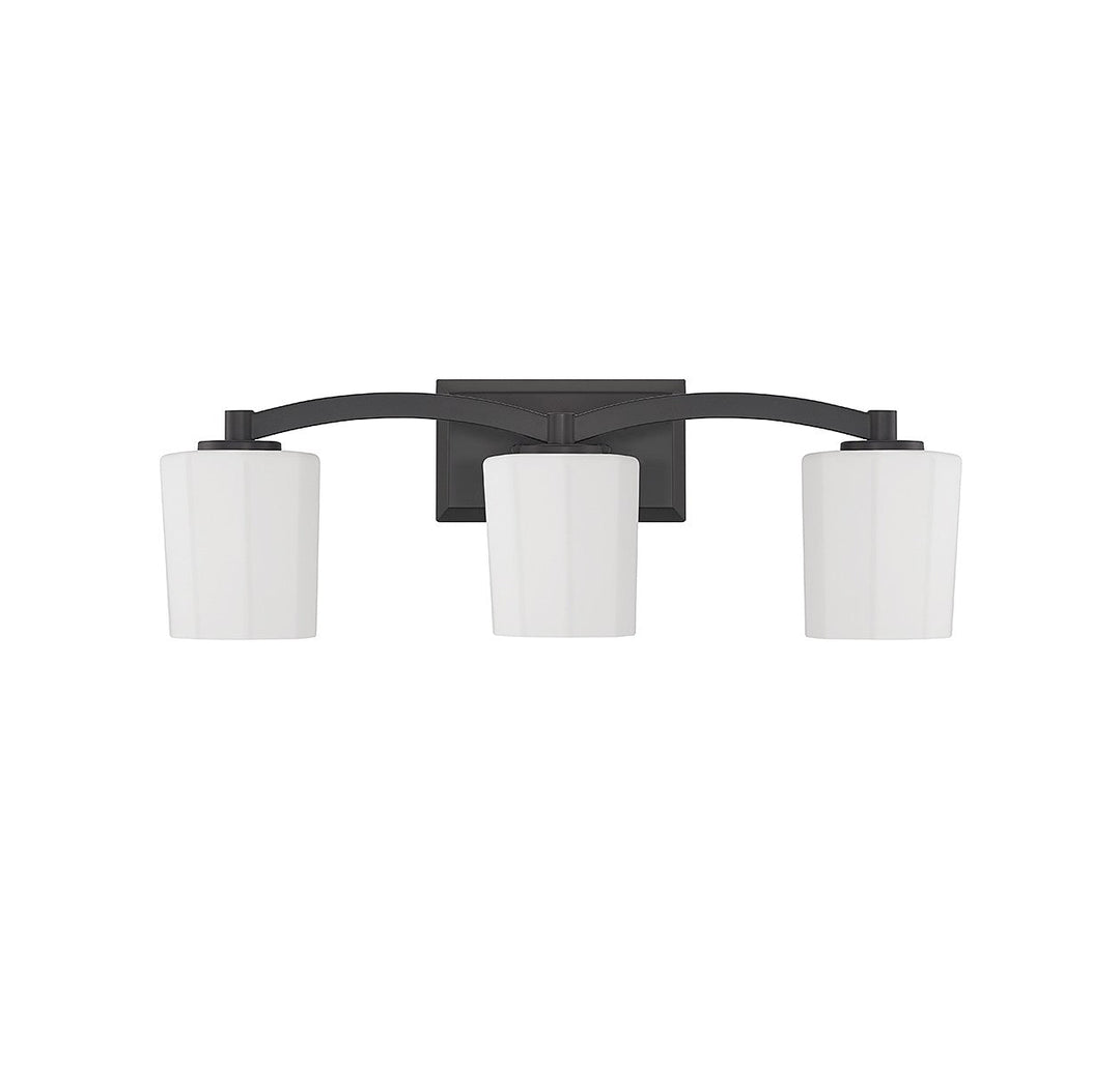 Savoy House Whitney 8-7710-3-BK Bath Vanity Light 24 in. wide - Matte Black