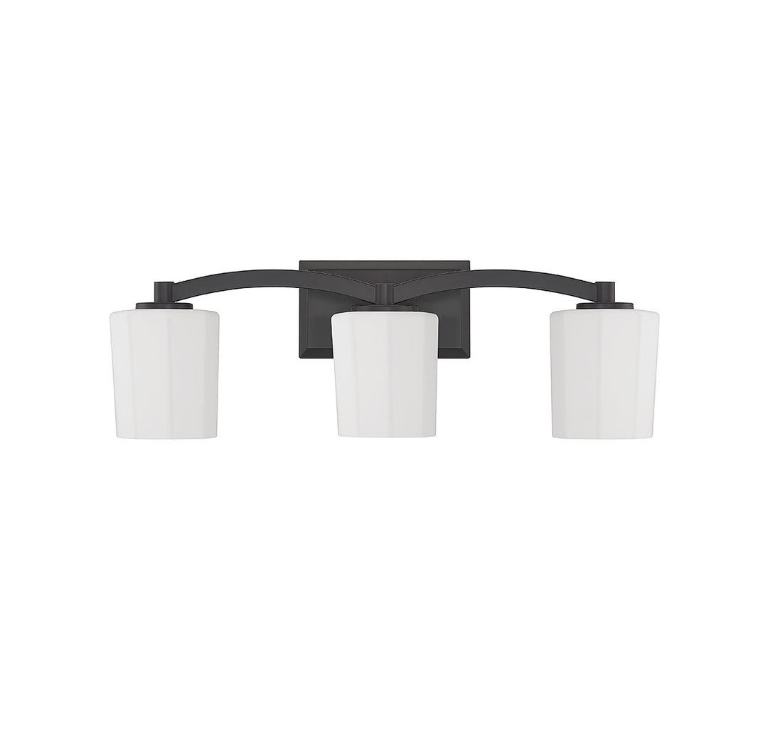 Savoy House Whitney 8-7710-3-BK Bath Vanity Light 24 in. wide - Matte Black