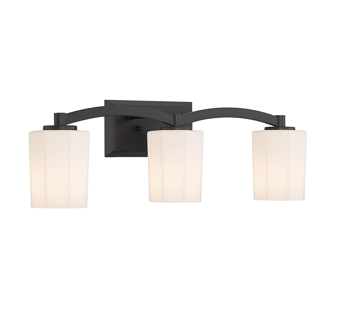 Savoy House Whitney 8-7710-3-BK Bath Vanity Light 24 in. wide - Matte Black