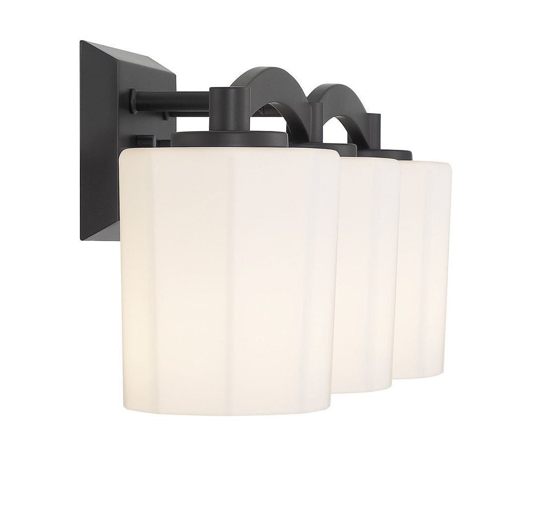 Savoy House Whitney 8-7710-3-BK Bath Vanity Light 24 in. wide - Matte Black