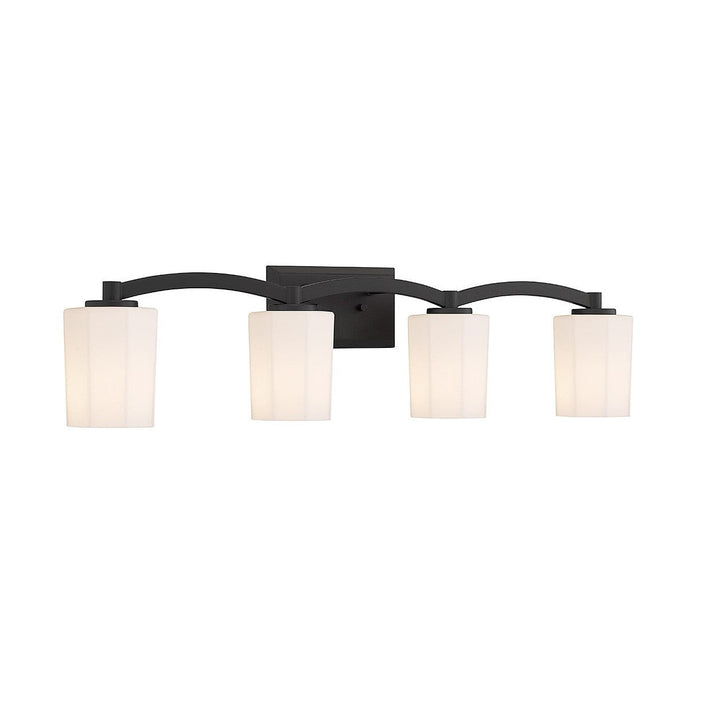 Savoy House Whitney 8-7710-4-BK Bath Vanity Light 33 in. wide - Matte Black