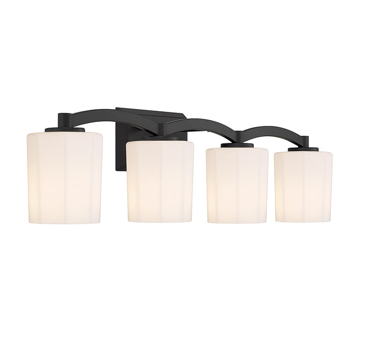 Savoy House Whitney 8-7710-4-BK Bath Vanity Light 33 in. wide - Matte Black