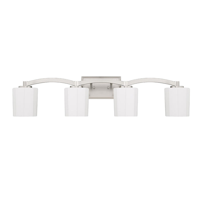 Savoy House Whitney 8-7710-4-SN Bath Vanity Light 33 in. wide - Satin Nickel