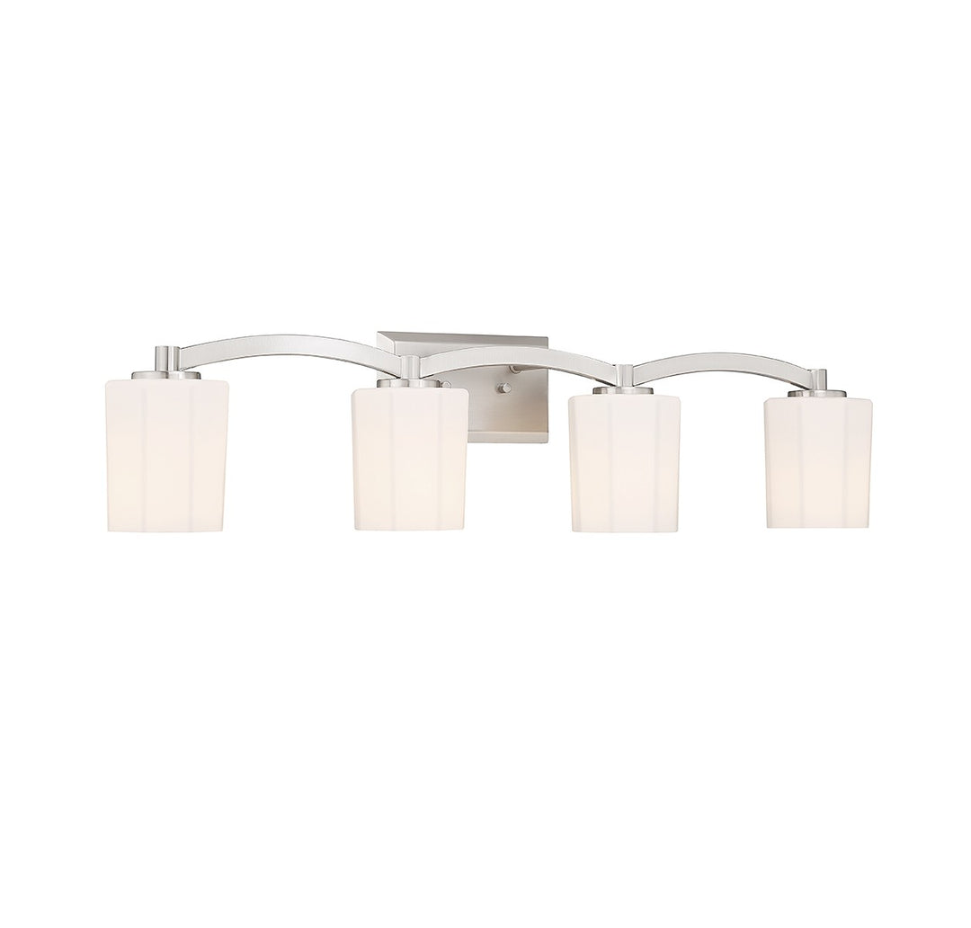 Savoy House Whitney 8-7710-4-SN Bath Vanity Light 33 in. wide - Satin Nickel