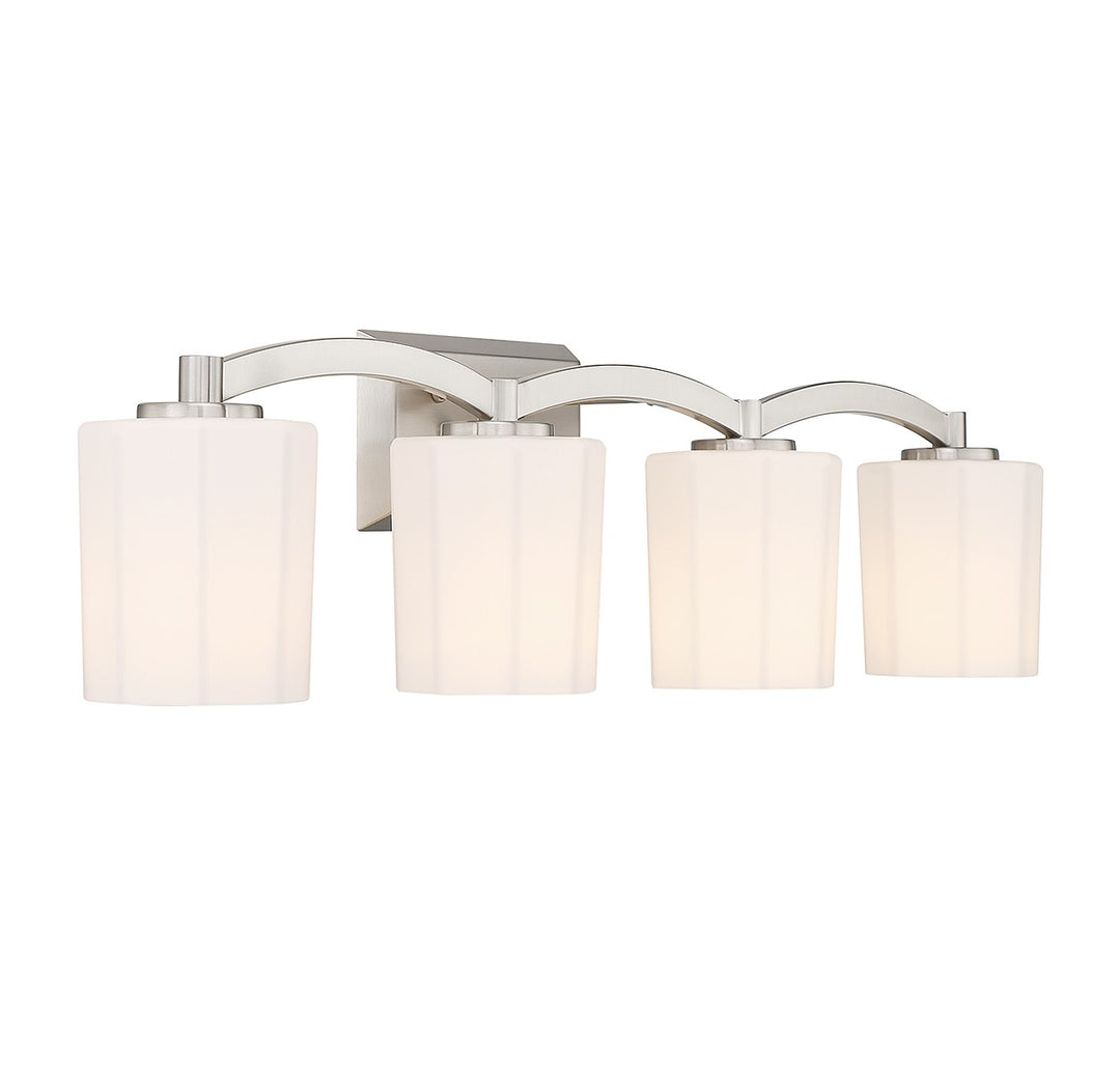 Savoy House Whitney 8-7710-4-SN Bath Vanity Light 33 in. wide - Satin Nickel