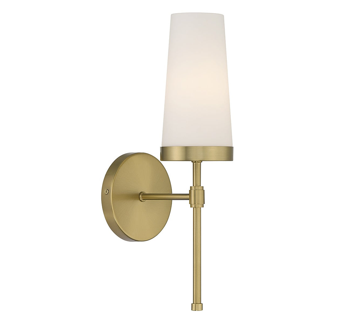 Savoy House Haynes 9-2801-1-322 Wall Sconce Light - Warm Brass