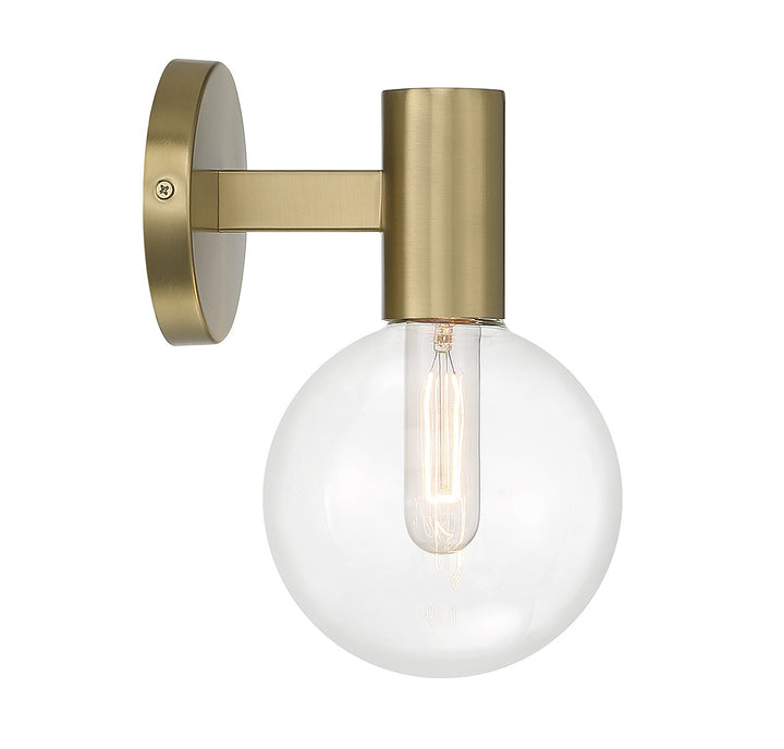 Savoy House Wright 9-3076-1-322 Wall Sconce Light - Warm Brass