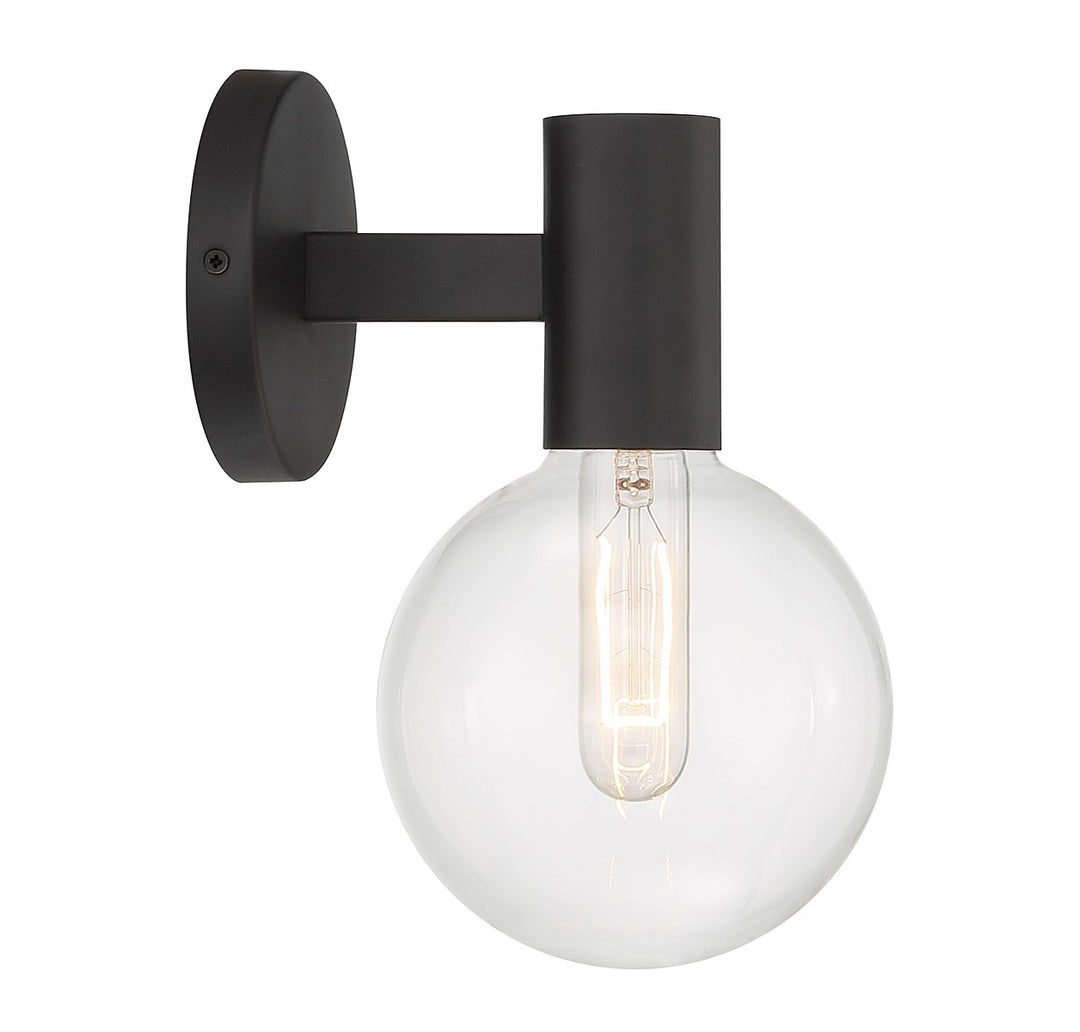 Savoy House Wright 9-3076-1-89 Wall Sconce Light - Matte Black