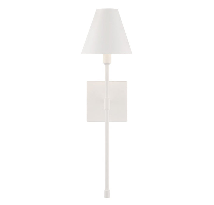 Savoy House Jefferson 9-5201-1-83 Wall Sconce Light - Bisque White