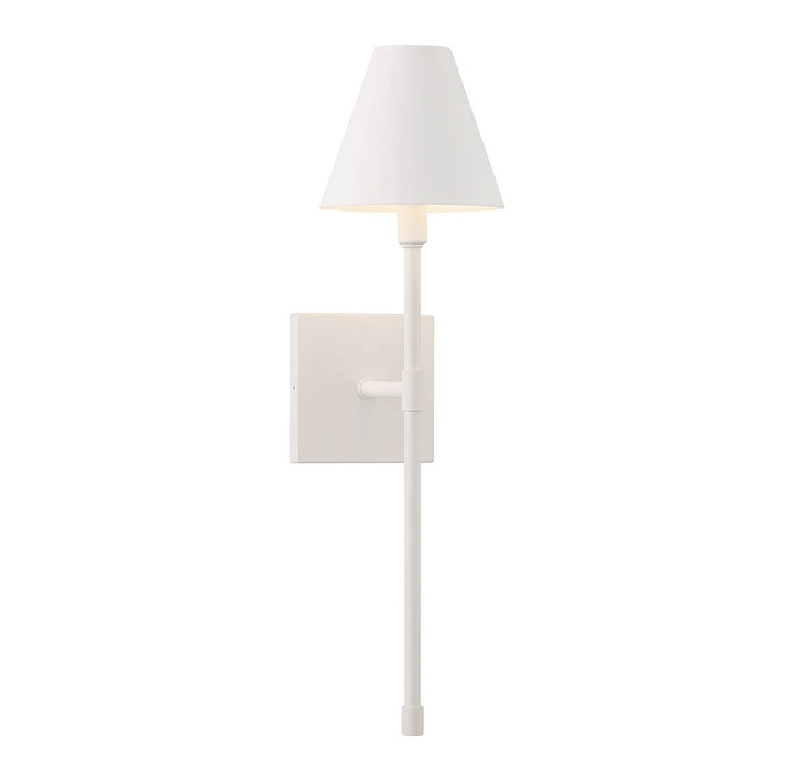 Savoy House Jefferson 9-5201-1-83 Wall Sconce Light - Bisque White
