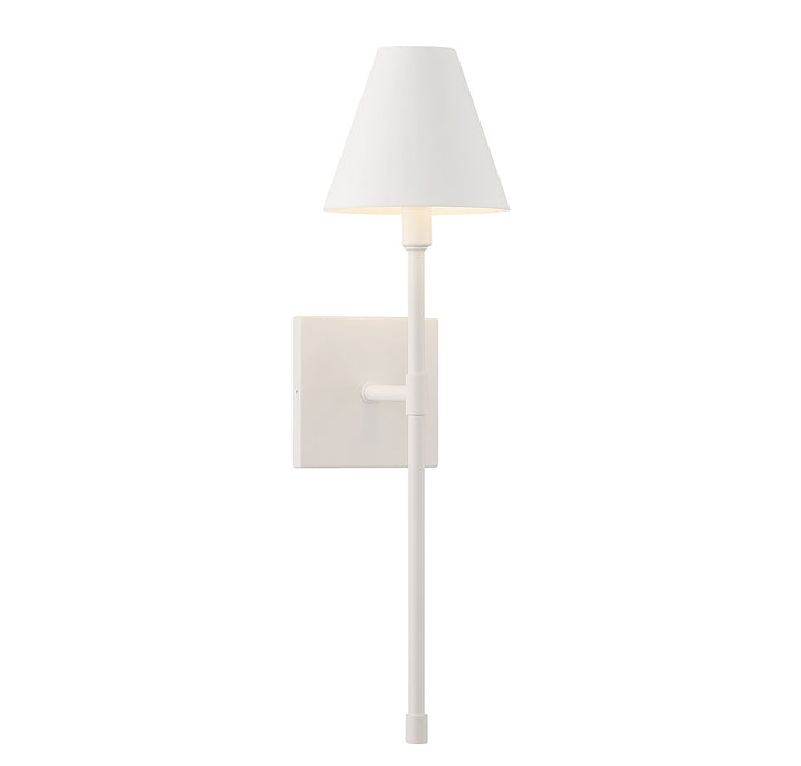 Savoy House Jefferson 9-5201-1-83 Wall Sconce Light - Bisque White