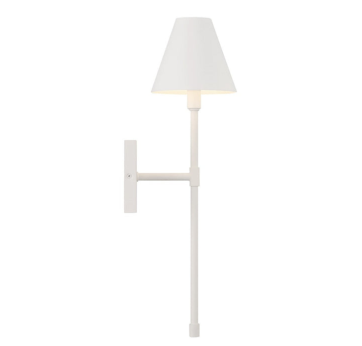 Savoy House Jefferson 9-5201-1-83 Wall Sconce Light - Bisque White