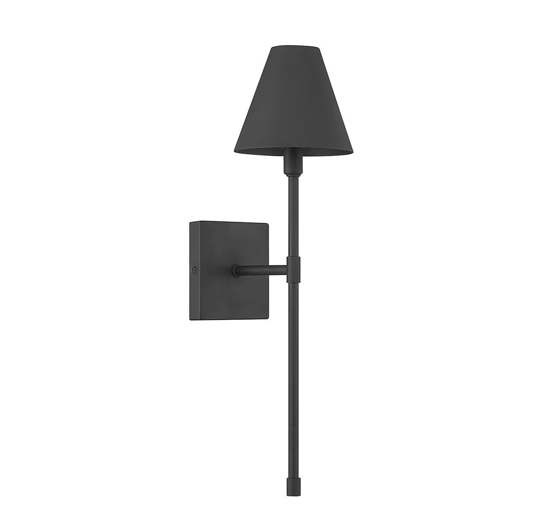 Savoy House Jefferson 9-5201-1-89 Wall Sconce Light - Matte Black