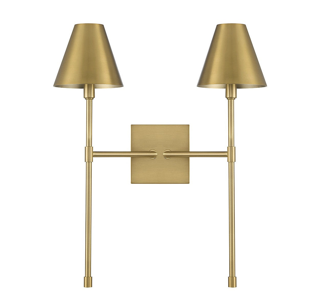 Savoy House Jefferson 9-5202-2-322 Wall Sconce Light - Warm Brass