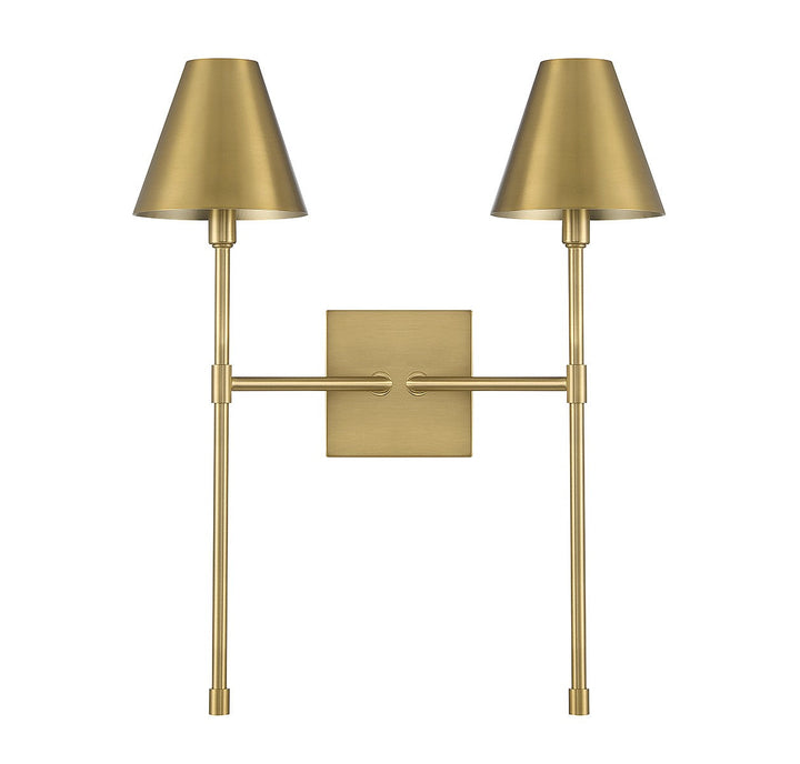 Savoy House Jefferson 9-5202-2-322 Wall Sconce Light - Warm Brass