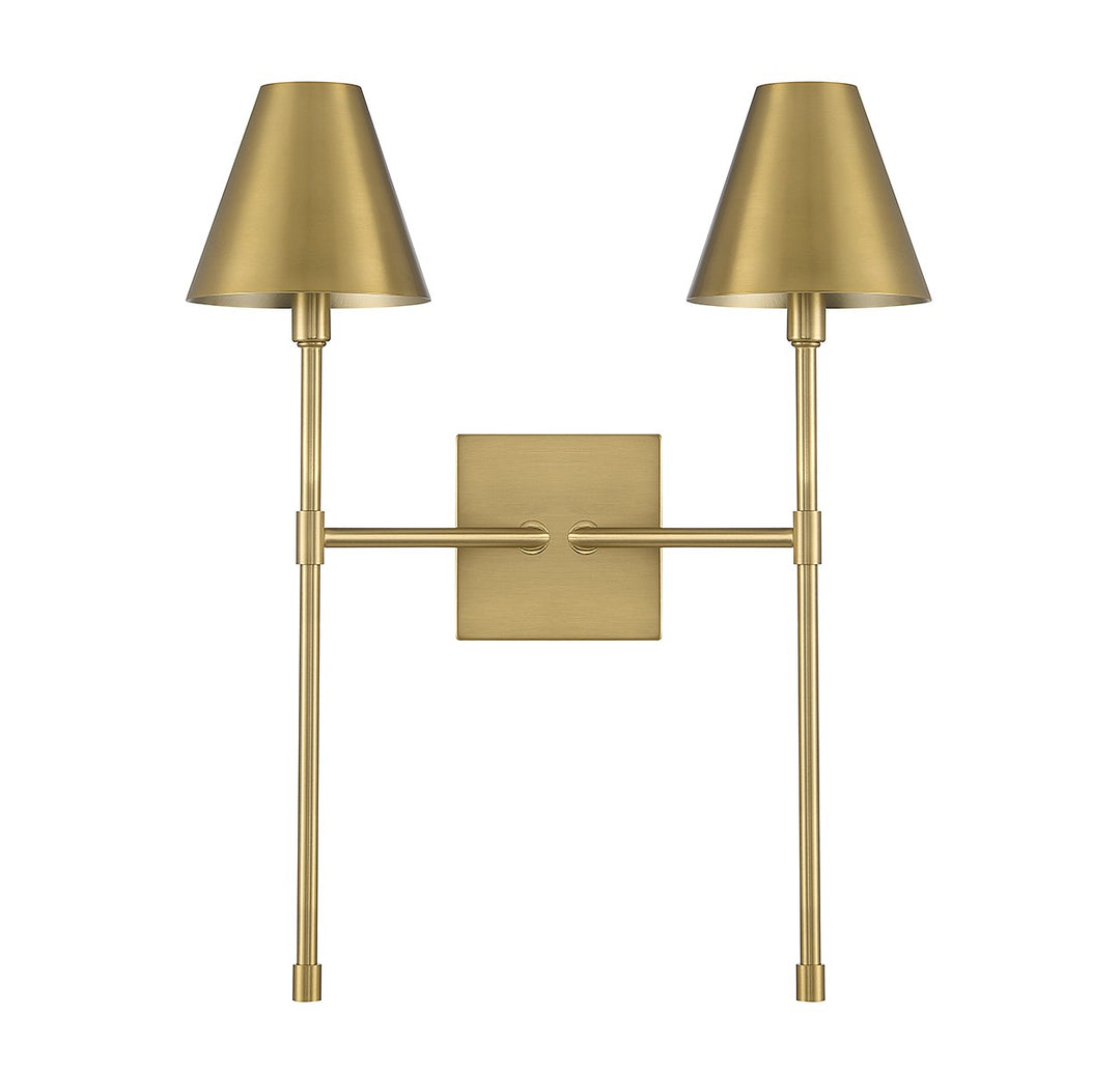 Savoy House Jefferson 9-5202-2-322 Wall Sconce Light - Warm Brass
