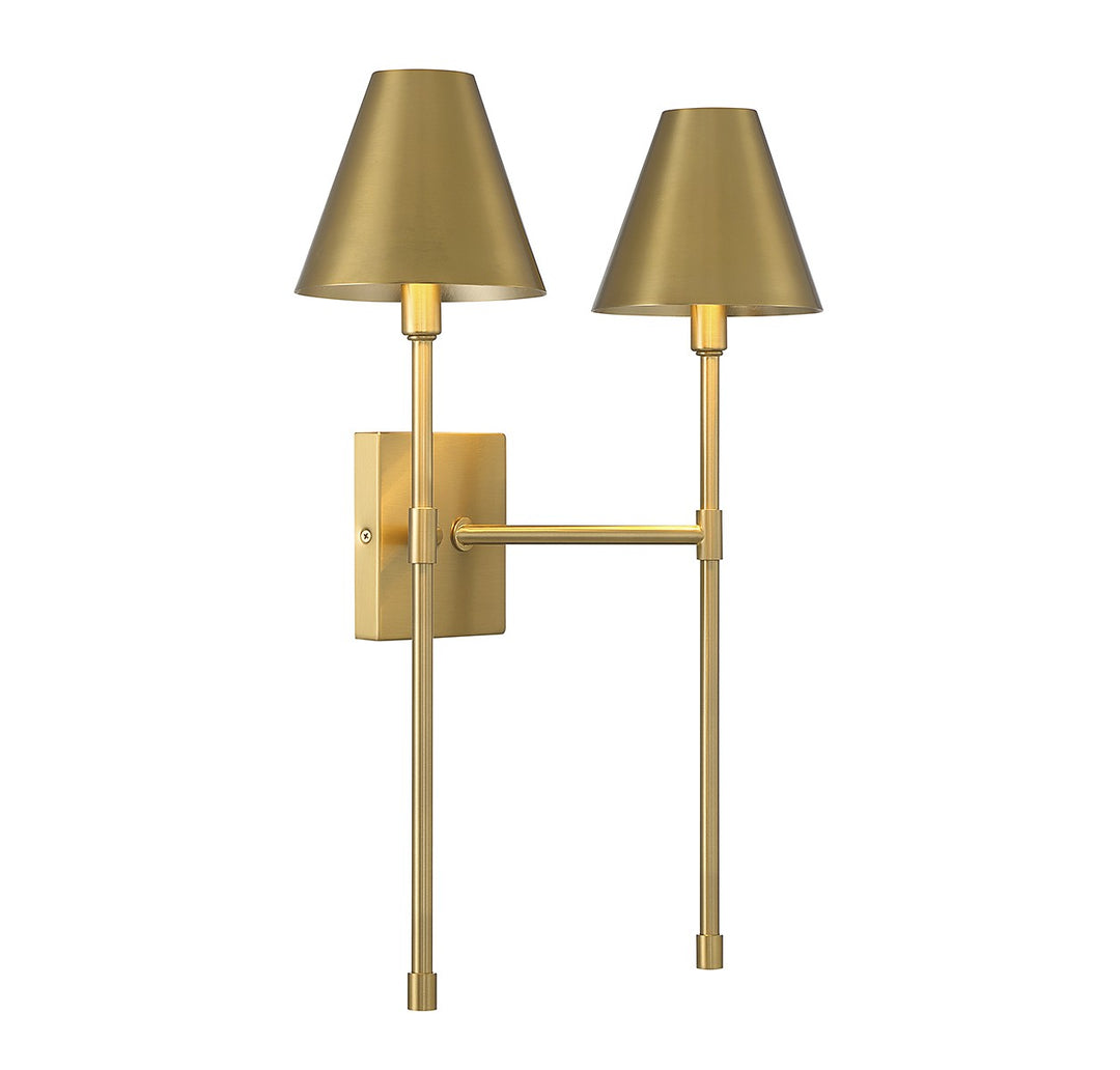 Savoy House Jefferson 9-5202-2-322 Wall Sconce Light - Warm Brass