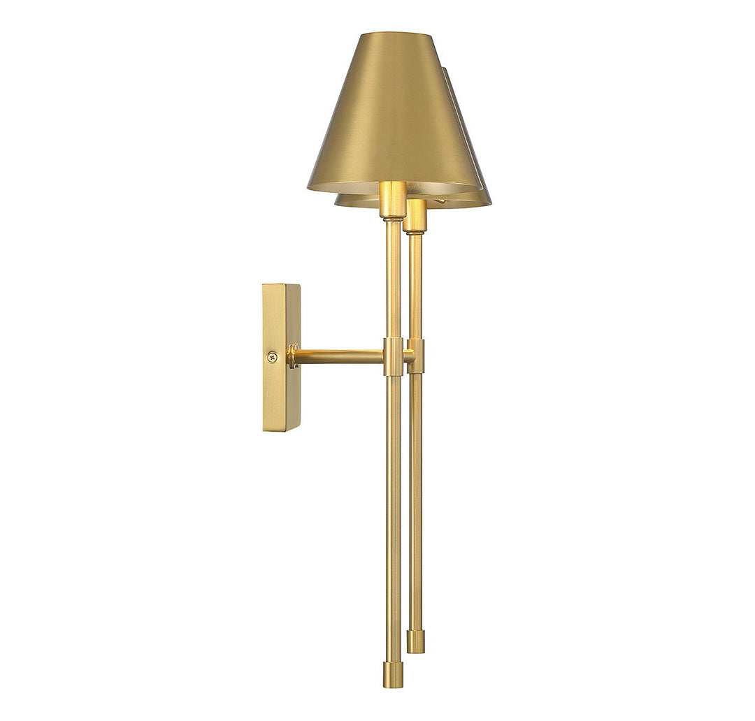 Savoy House Jefferson 9-5202-2-322 Wall Sconce Light - Warm Brass