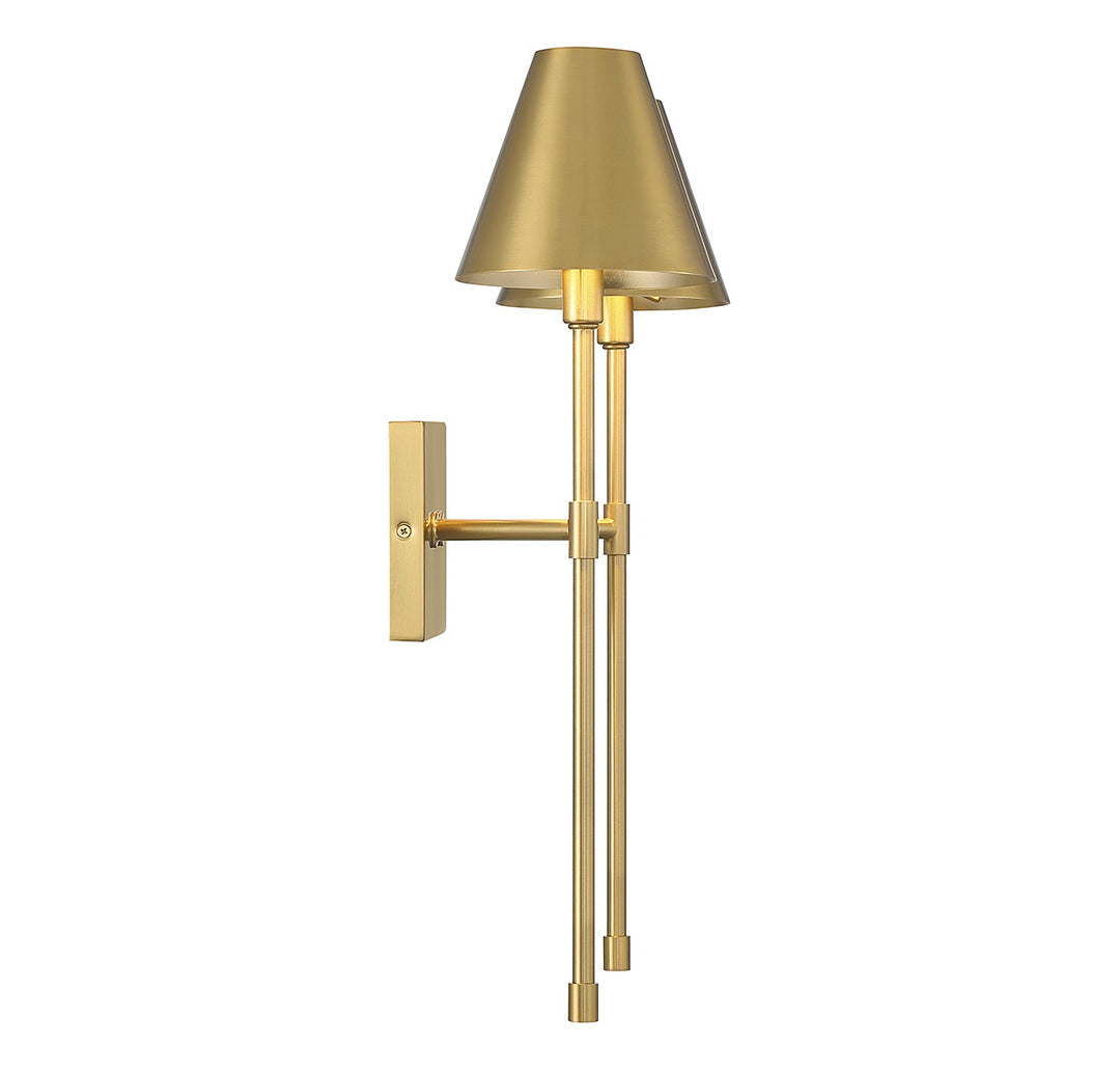 Savoy House Jefferson 9-5202-2-322 Wall Sconce Light - Warm Brass