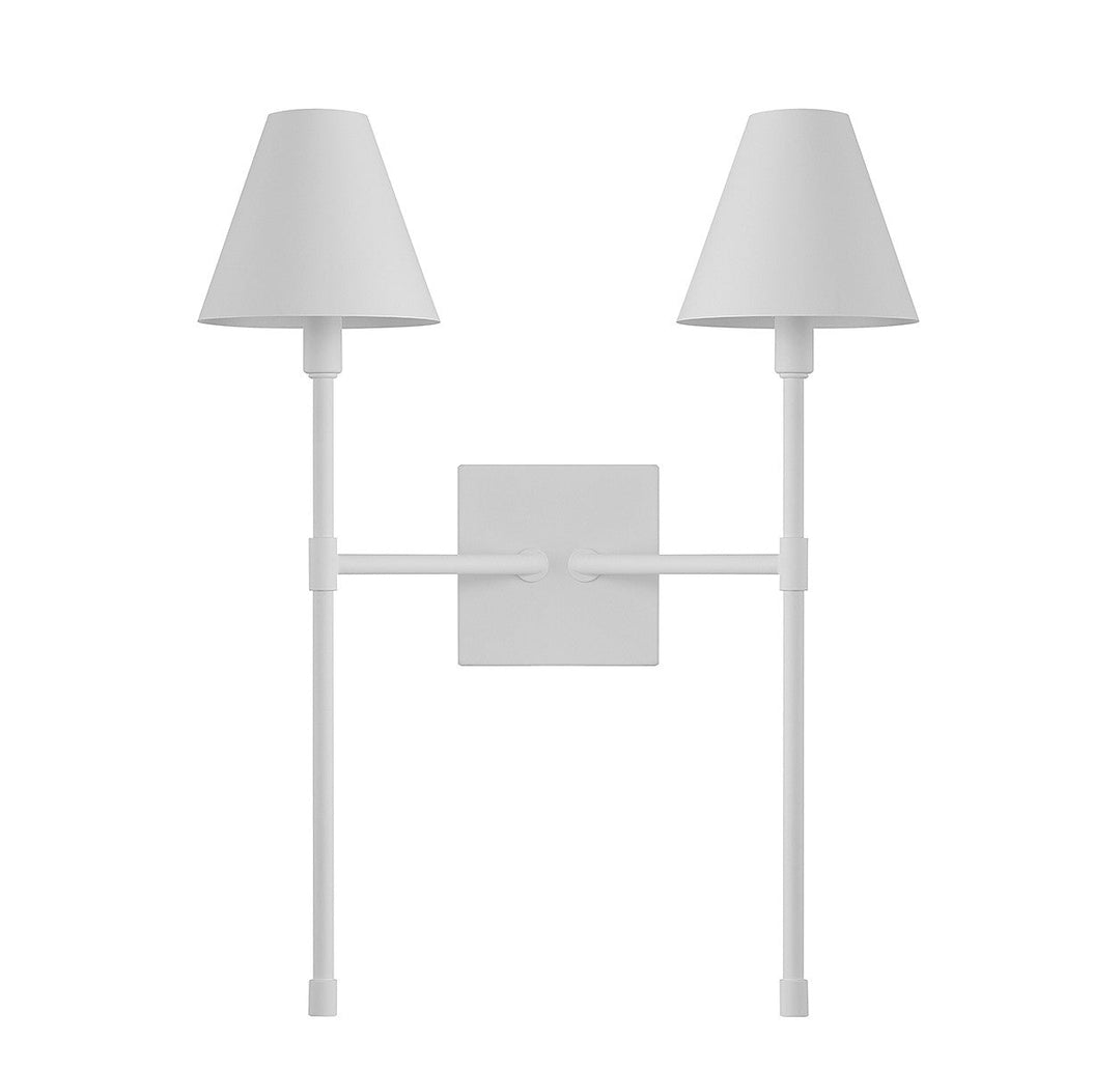 Savoy House Jefferson 9-5202-2-83 Wall Sconce Light - Bisque White