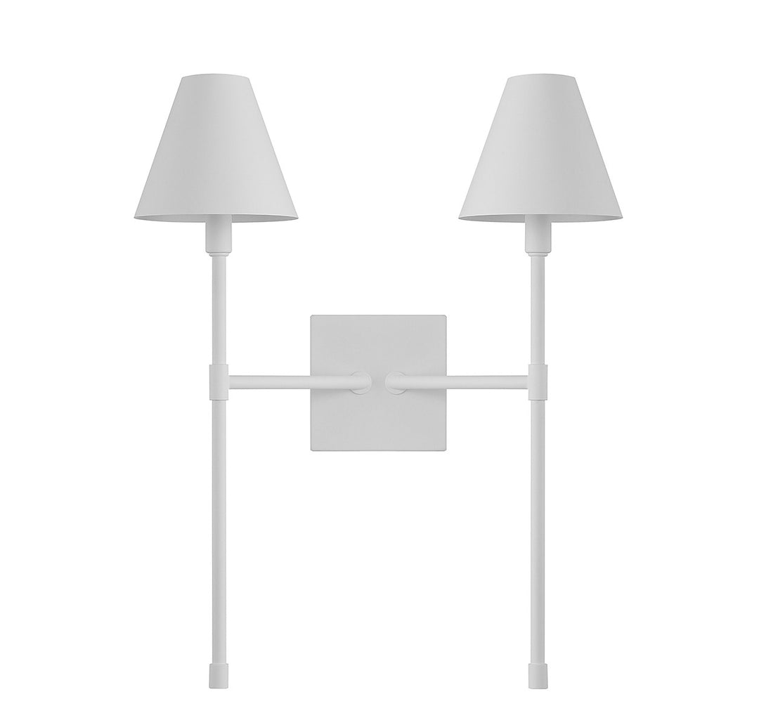Savoy House Jefferson 9-5202-2-83 Wall Sconce Light - Bisque White