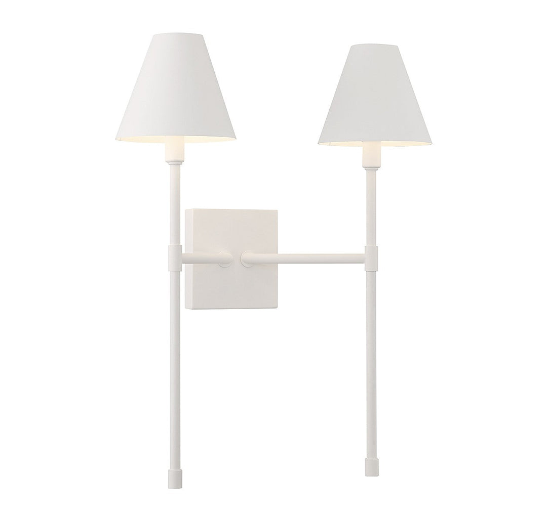 Savoy House Jefferson 9-5202-2-83 Wall Sconce Light - Bisque White