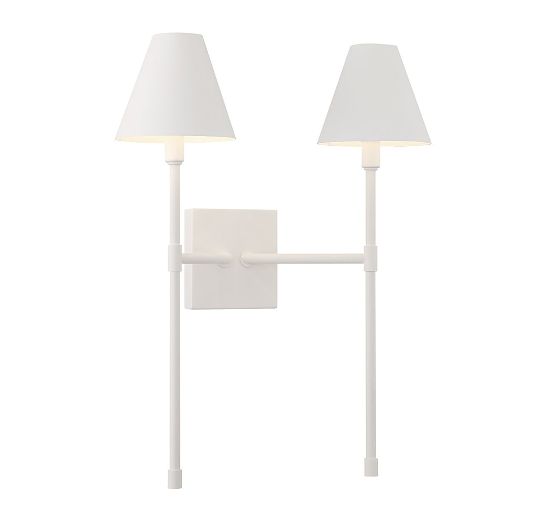 Savoy House Jefferson 9-5202-2-83 Wall Sconce Light - Bisque White