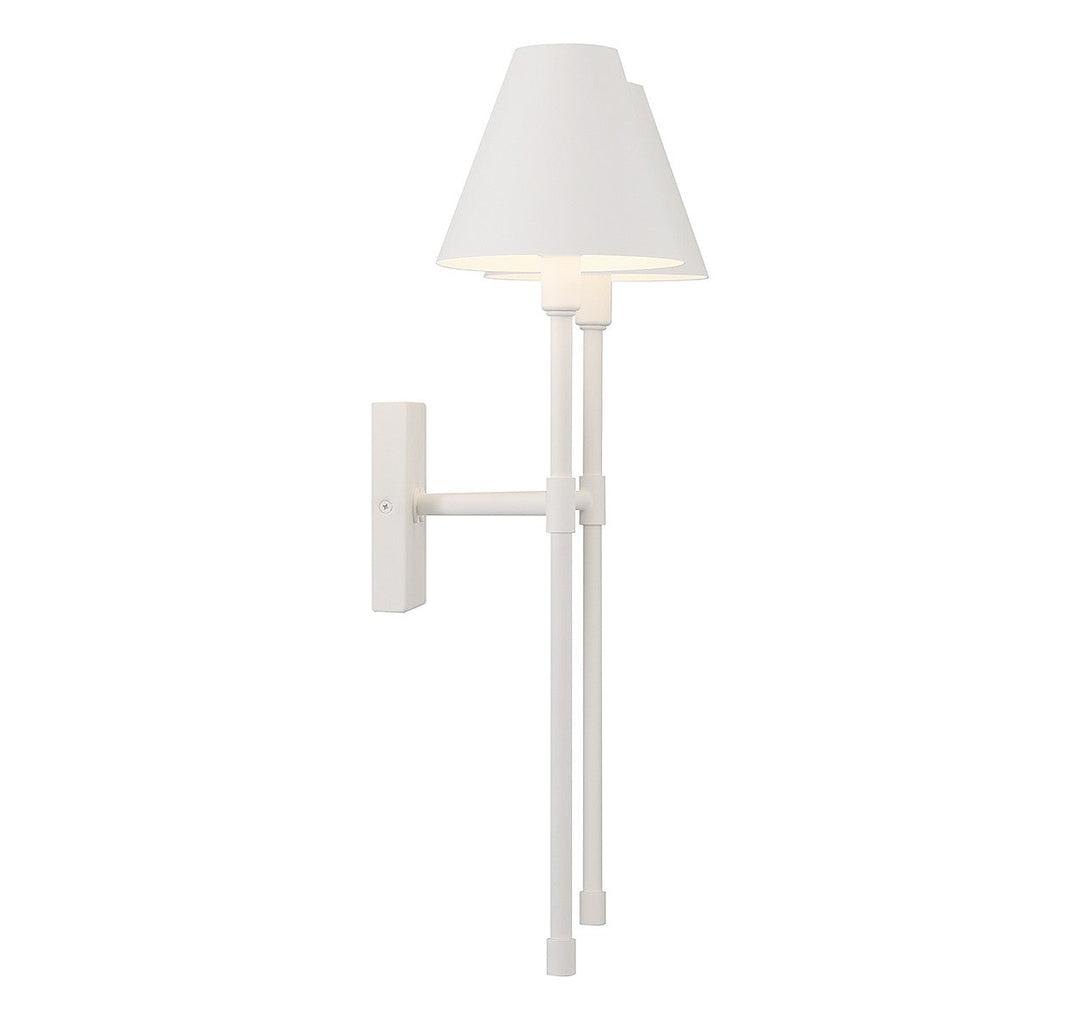 Savoy House Jefferson 9-5202-2-83 Wall Sconce Light - Bisque White
