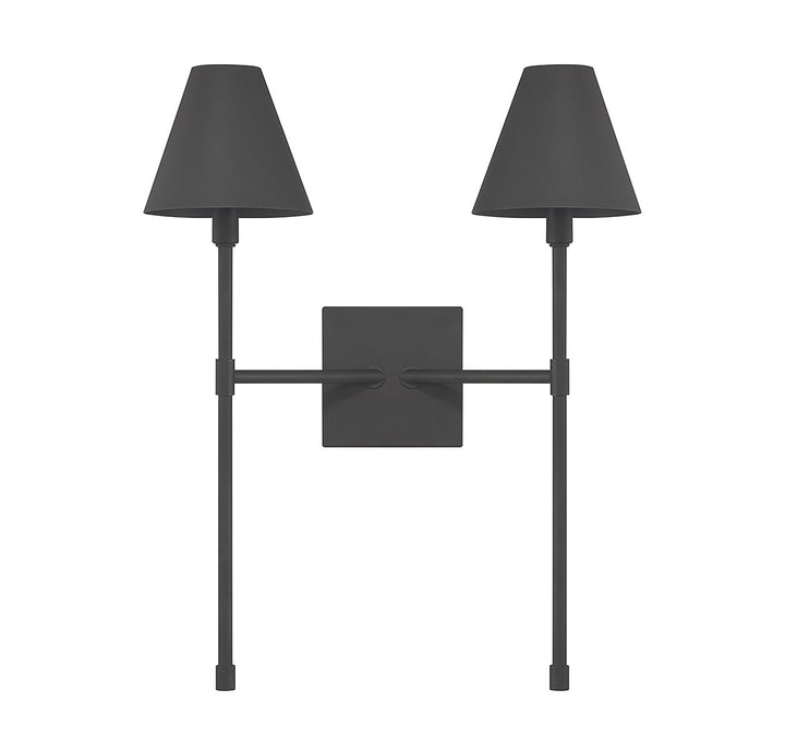 Savoy House Jefferson 9-5202-2-89 Wall Sconce Light - Matte Black