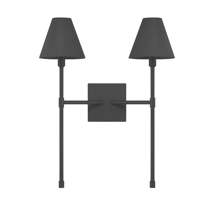 Savoy House Jefferson 9-5202-2-89 Wall Sconce Light - Matte Black