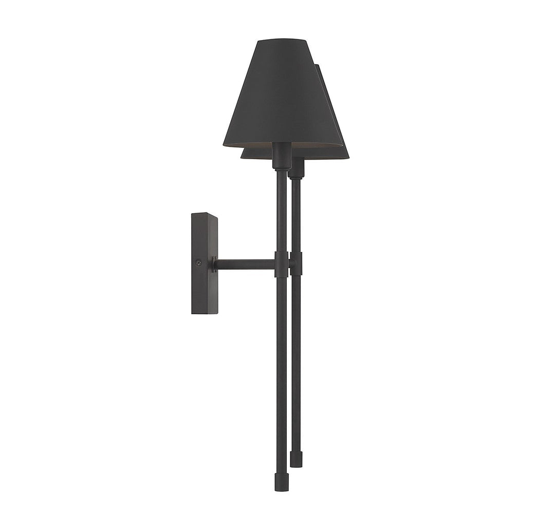 Savoy House Jefferson 9-5202-2-89 Wall Sconce Light - Matte Black