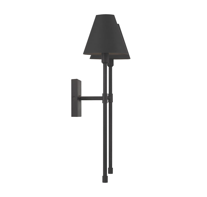 Savoy House Jefferson 9-5202-2-89 Wall Sconce Light - Matte Black