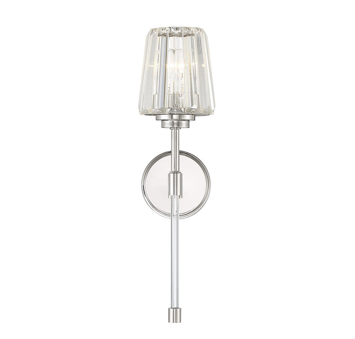 Savoy House Garnet 9-6001-1-109 Wall Sconce Light - Polished Nickel