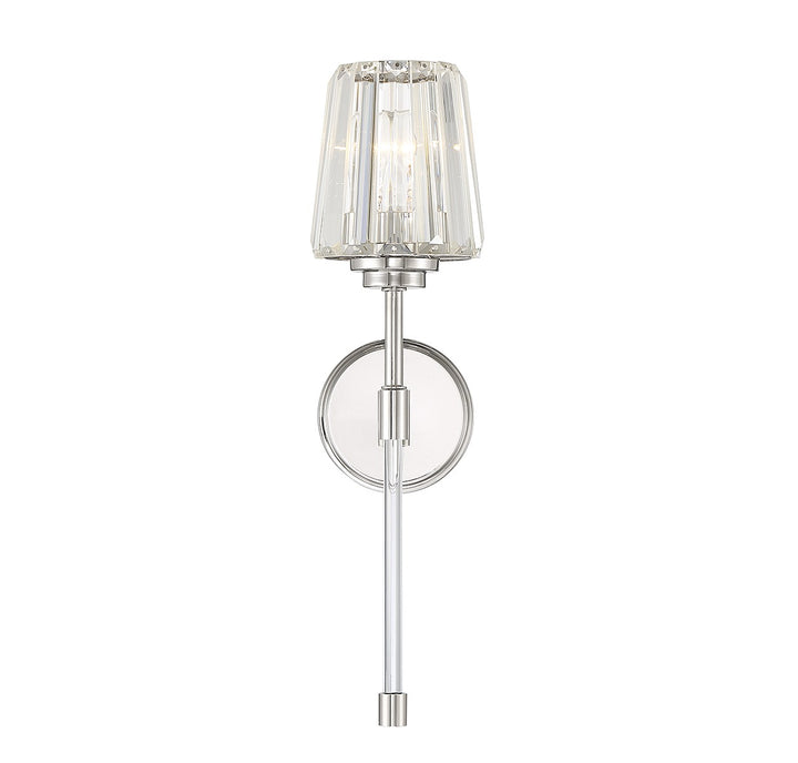 Savoy House Garnet 9-6001-1-109 Wall Sconce Light - Polished Nickel