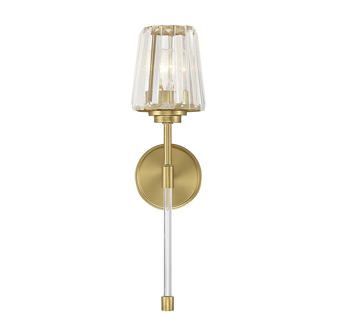Savoy House Garnet 9-6001-1-322 Wall Sconce Light - Warm Brass