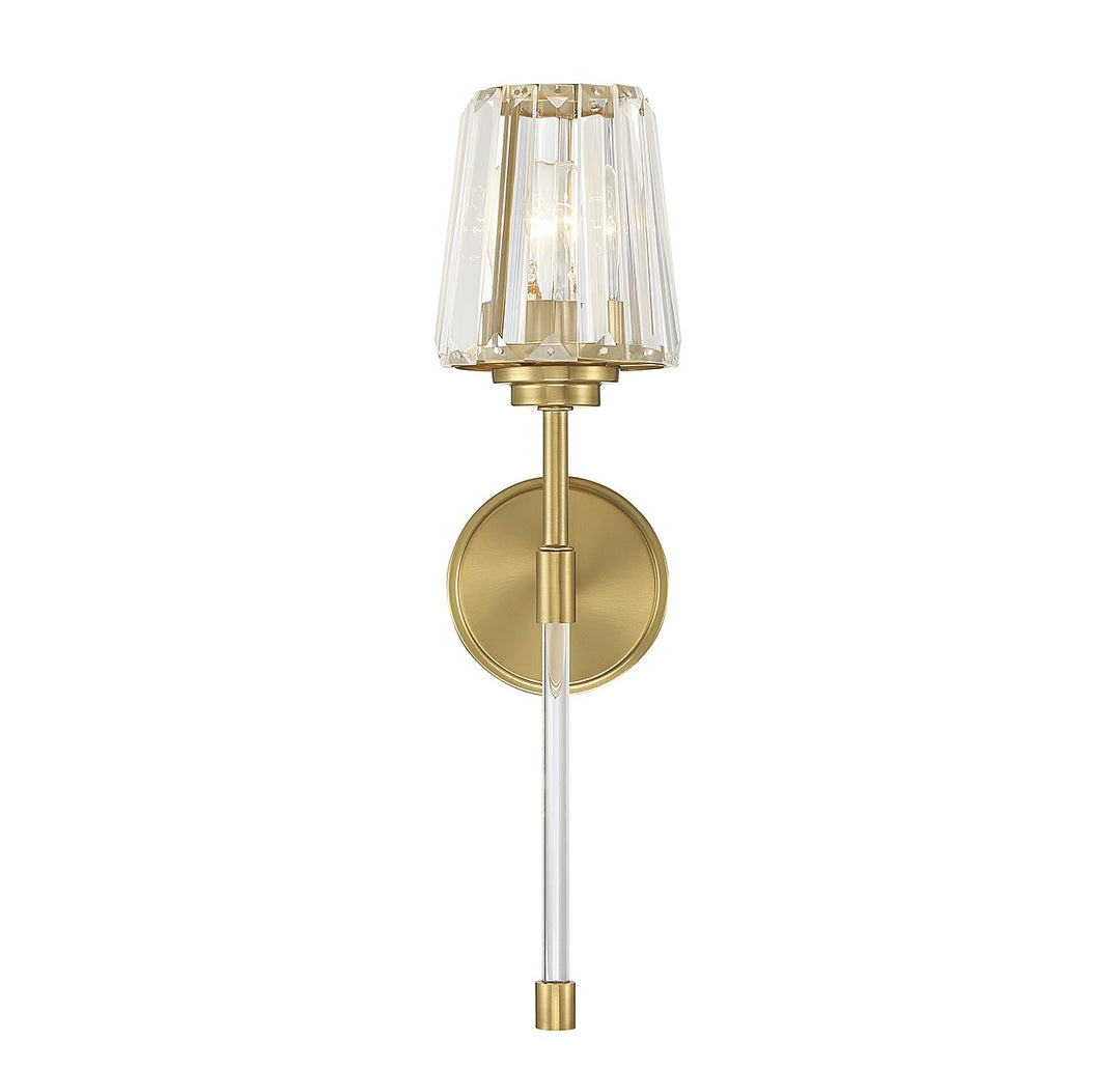 Savoy House Garnet 9-6001-1-322 Wall Sconce Light - Warm Brass