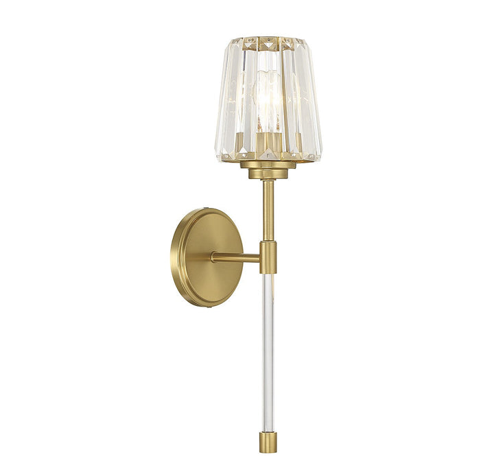Savoy House Garnet 9-6001-1-322 Wall Sconce Light - Warm Brass
