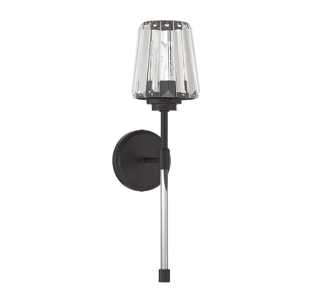 Savoy House Garnet 9-6001-1-89 Wall Sconce Light - Matte Black