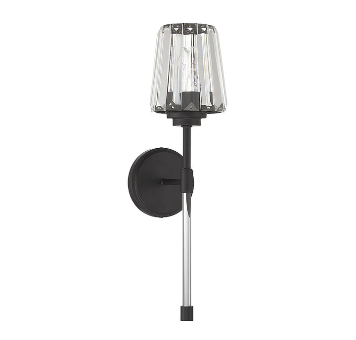 Savoy House Garnet 9-6001-1-89 Wall Sconce Light - Matte Black