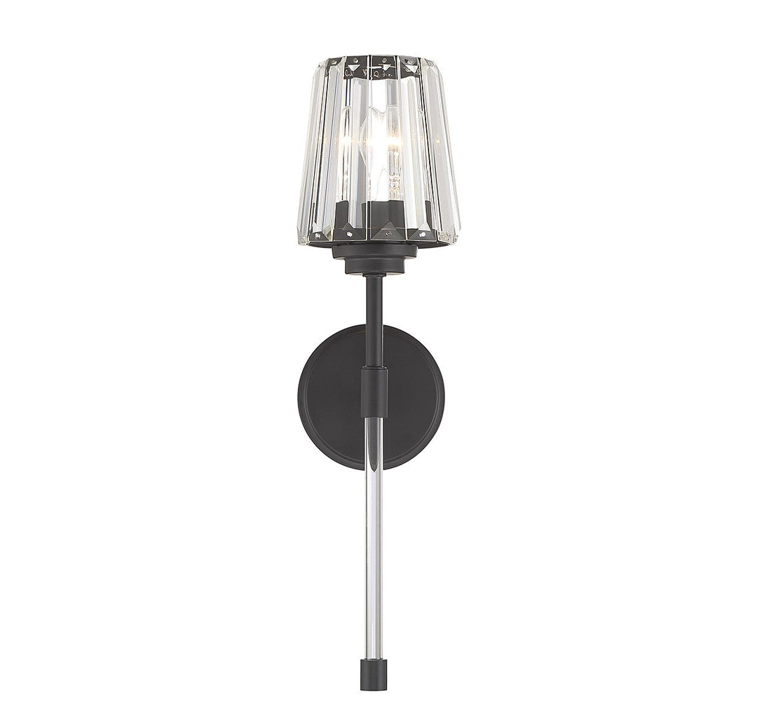 Savoy House Garnet 9-6001-1-89 Wall Sconce Light - Matte Black