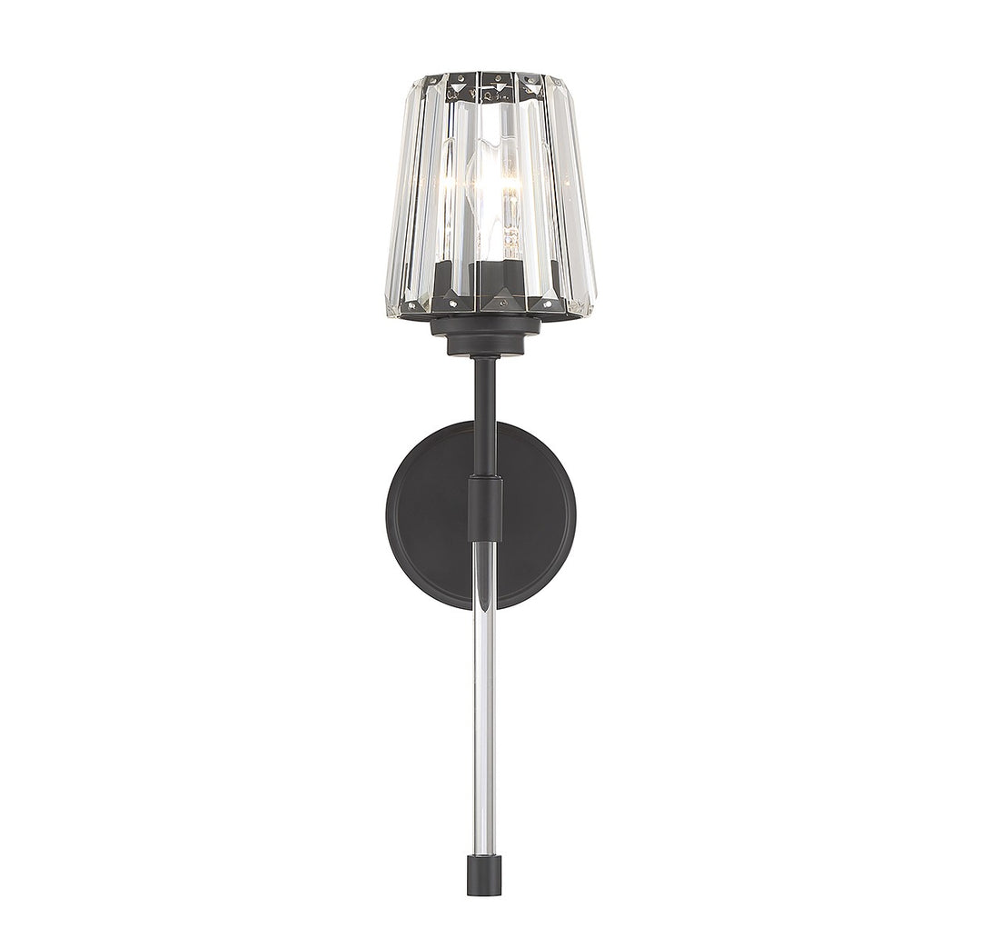 Savoy House Garnet 9-6001-1-89 Wall Sconce Light - Matte Black