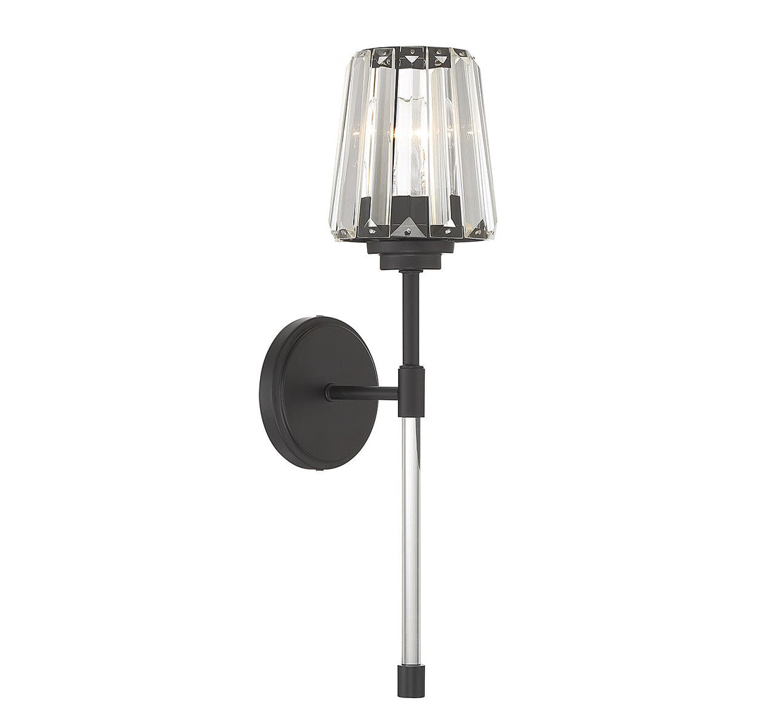 Savoy House Garnet 9-6001-1-89 Wall Sconce Light - Matte Black