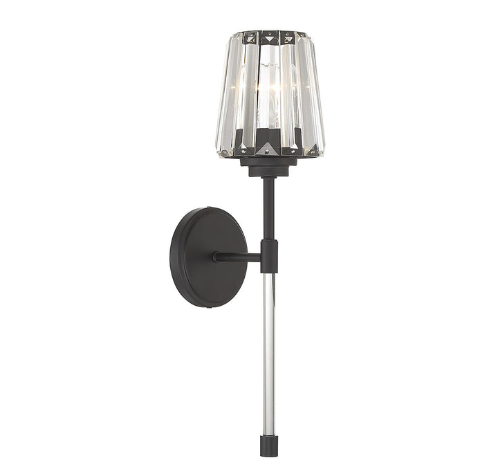 Savoy House Garnet 9-6001-1-89 Wall Sconce Light - Matte Black
