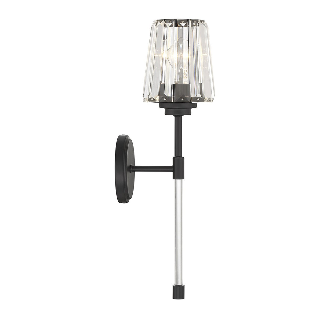 Savoy House Garnet 9-6001-1-89 Wall Sconce Light - Matte Black