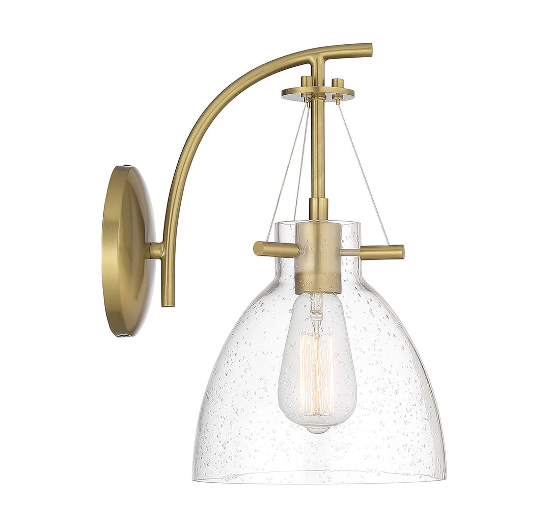 Savoy House Foster 9-7005-1-322 Wall Sconce Light - Warm Brass