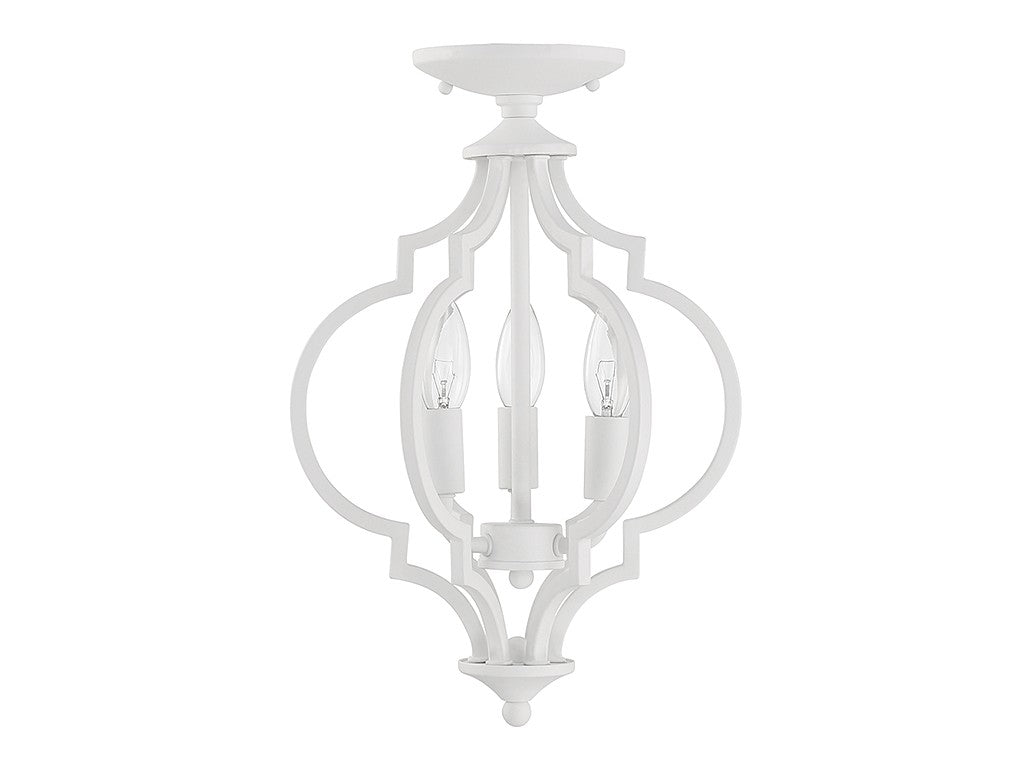 Meridian M60055BQW Ceiling Light - Bisque White