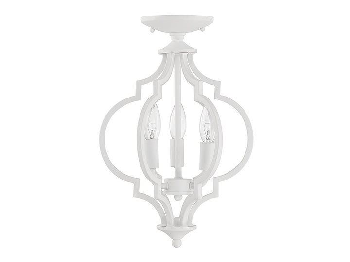 Meridian M60055BQW Ceiling Light - Bisque White