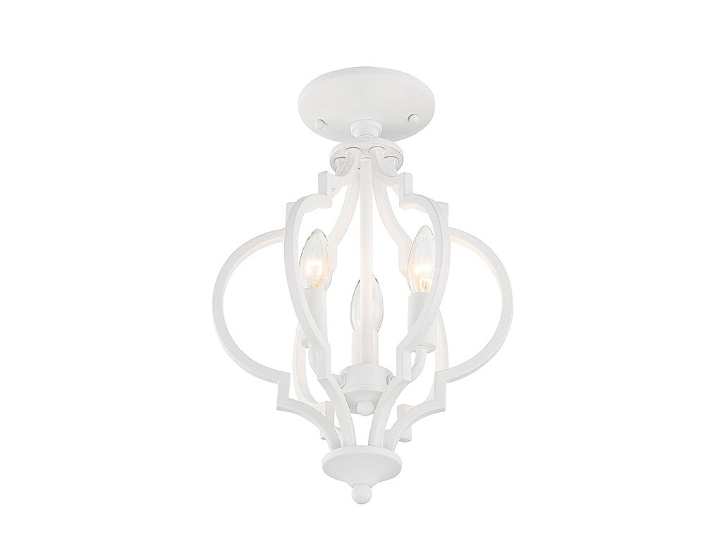 Meridian M60055BQW Ceiling Light - Bisque White